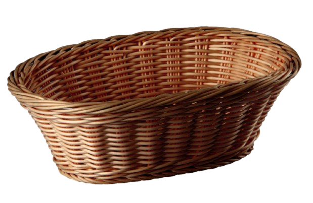 CESTO OVAL RATTAN PLAST 23X16,5X7CM C04006V SUNNEX