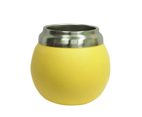 MATE CHICO AC.INOX AMARILLO COMET