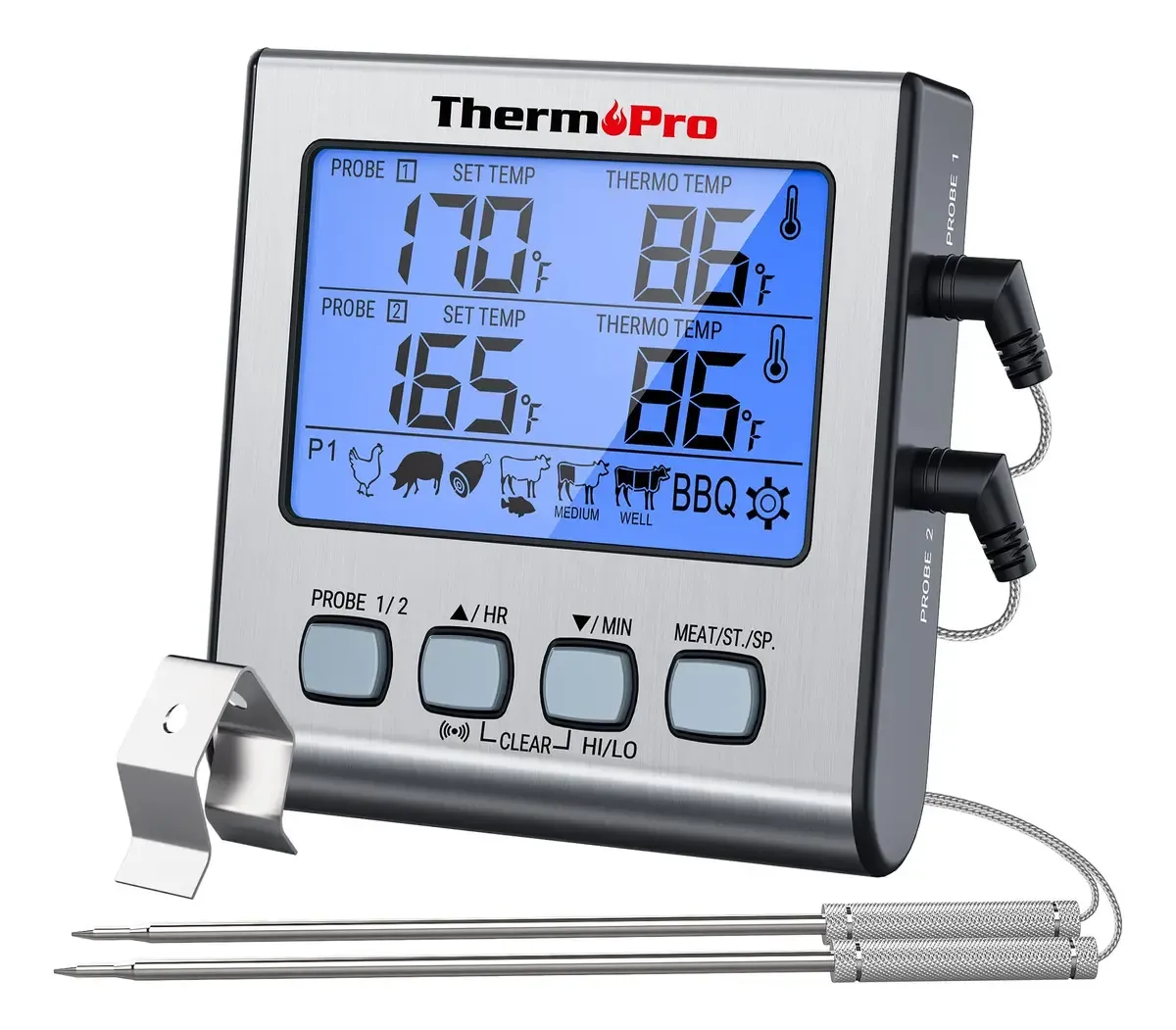 TERMOMETRO C/DOBLE SONDA THERMOPRO