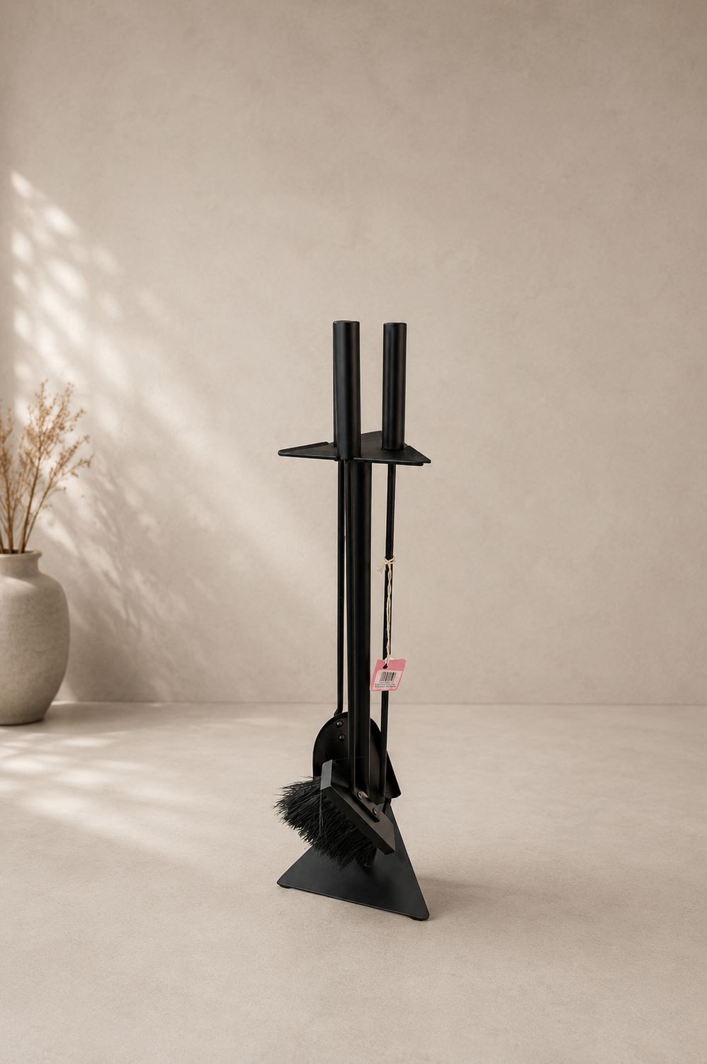 ATIZADOR 3PZAS+ SOP 68CM NEGRO C/M AC INOX