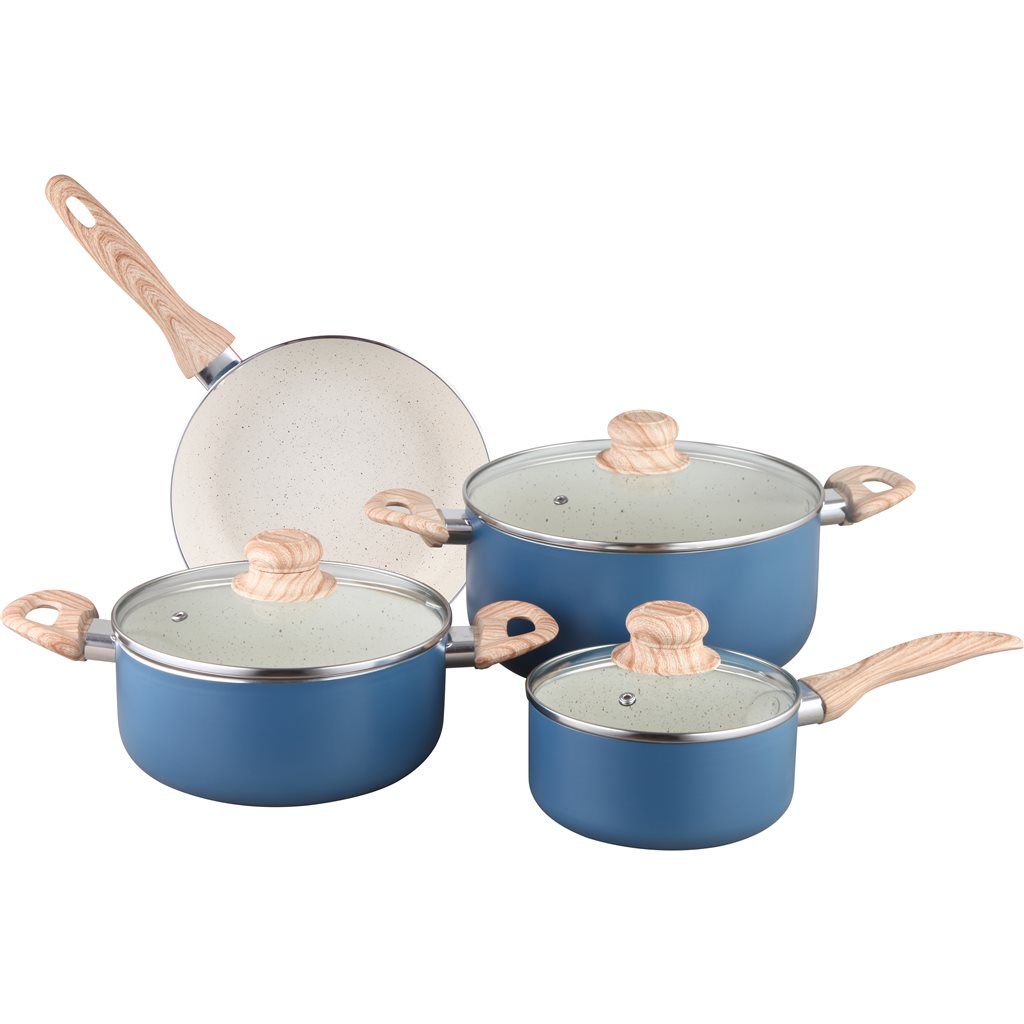 BATERIA DE COCINA 7PZAS SELECTA PLUS AZUL