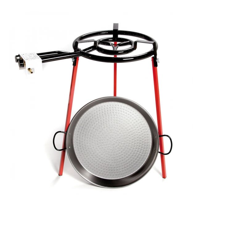 SET PAELLERA 46CM + QUEMADOR 40CM + PATAS VAELLO