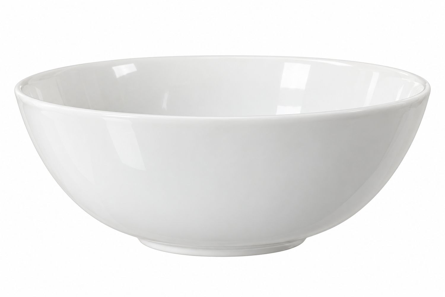 BOWL 25CM H:11CM DE LOZA BLANCA BG