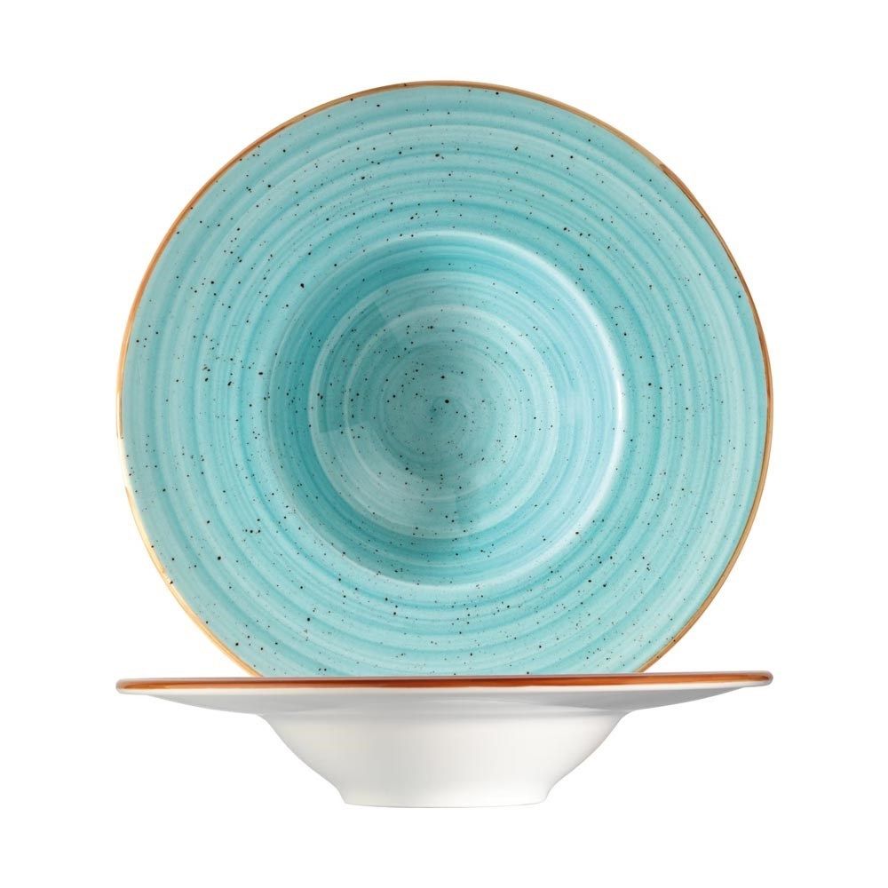 PLATO HONDO PASTA 28CM AURA AQUA BONNA
