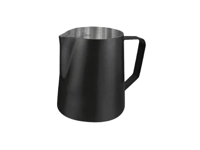 JARRO LATTE BARISTA ACERO INOX NEGRO HUDSON