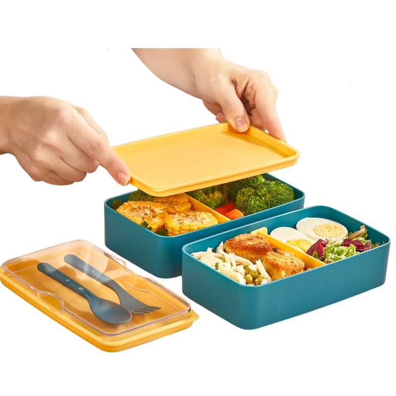 VIANDA C/CUBIERTOS Y REPARTICIONES