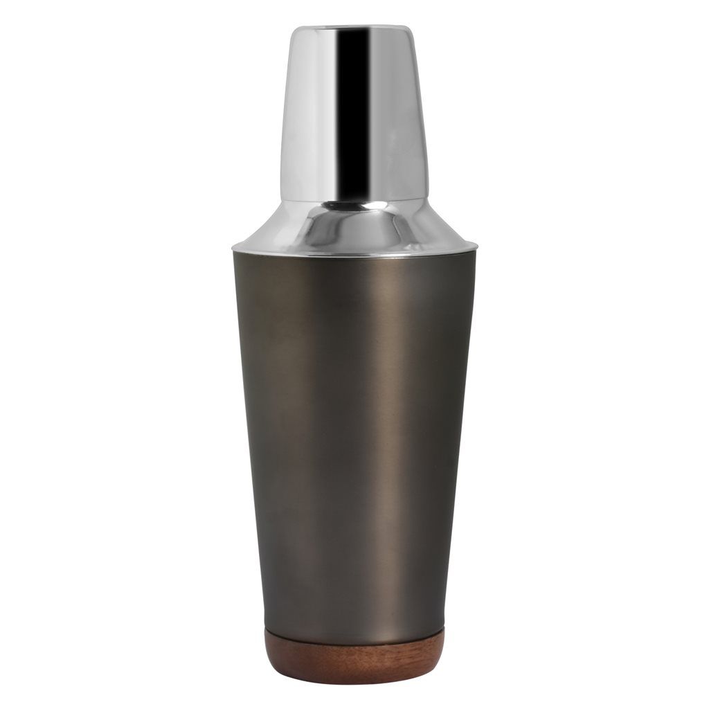 COCTELERA  MADERA EXT NEGRO MATE