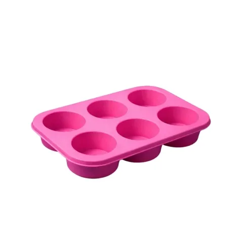 MOLDE CUPCAKE  x6  SILICONA ZANETTI