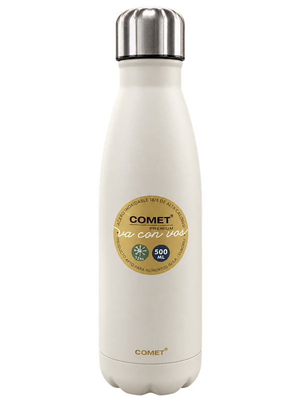 BOTELLA ACERO INOX 500ML MIAMI COMET  GRIS