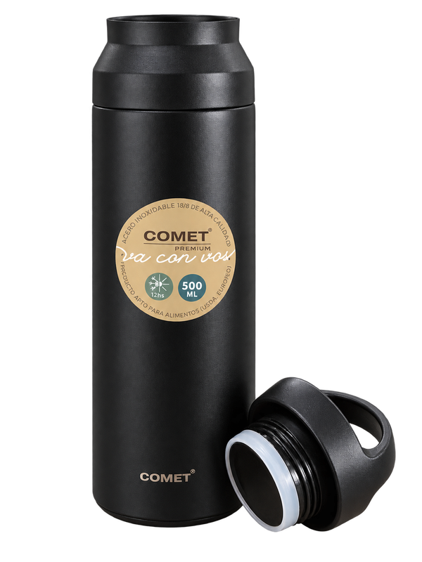 BOTELLA ASPEND 500ML COMET NEGRA