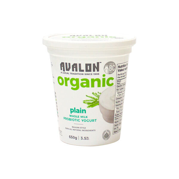 Avalon Yogurt Plain 650g