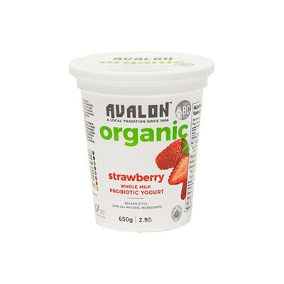 Avalon Yogurt Strawberry 650g
