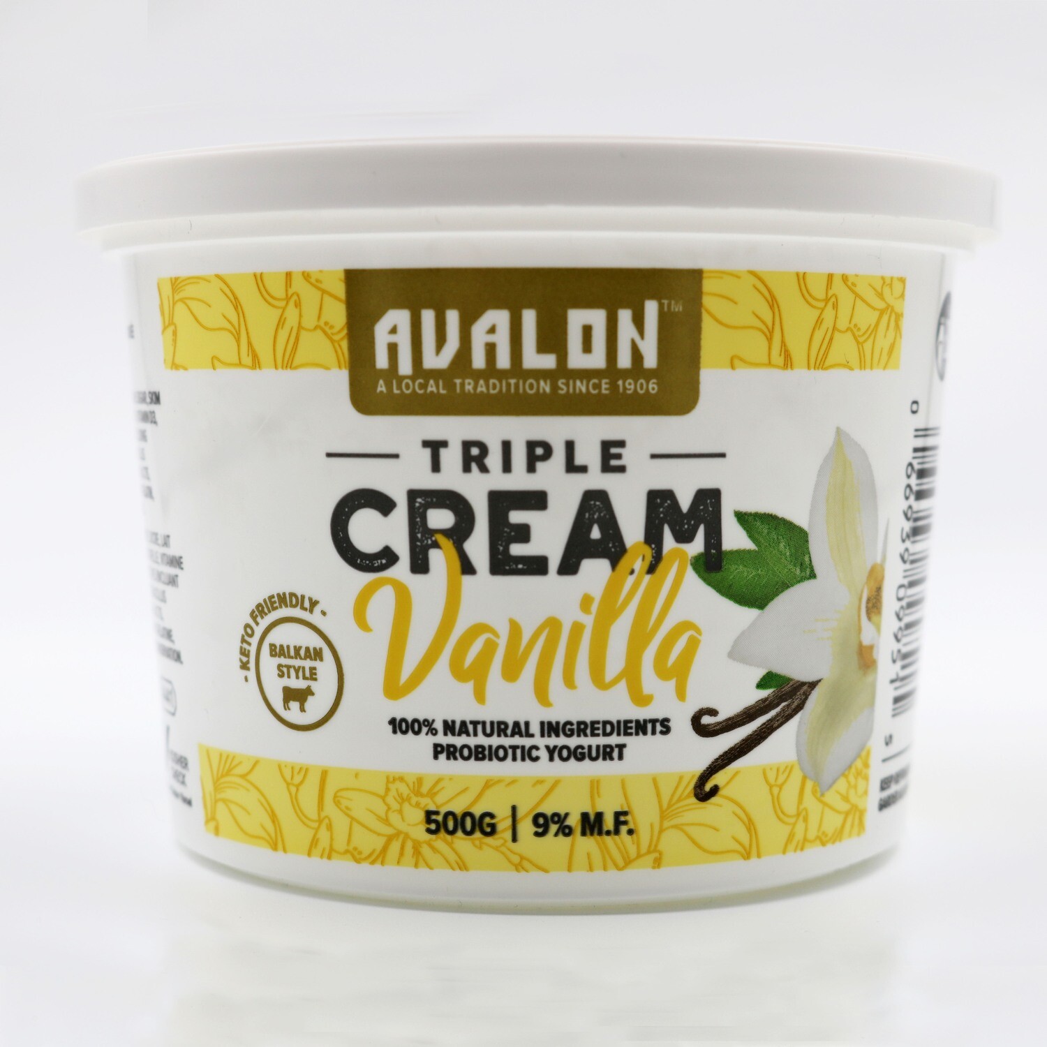 Avalon Triple Cream Yogurt Vanilla 500g