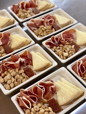 Individual Cheese and Charcuterie Platter