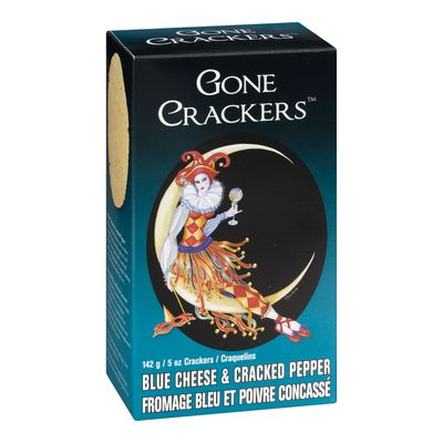Gone Crackers Blue Cheese &amp; Pepper