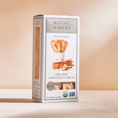 Rustic Org Sourdough Crackers Olive Oil