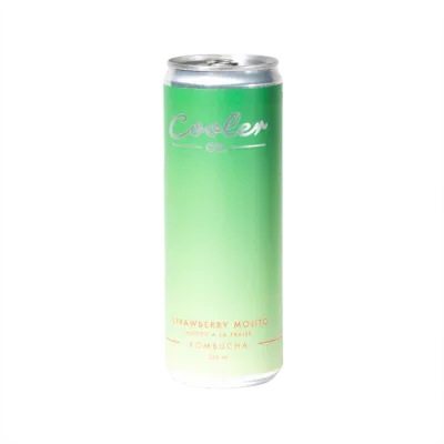 Cooler Kombucha Strawberry Mojito