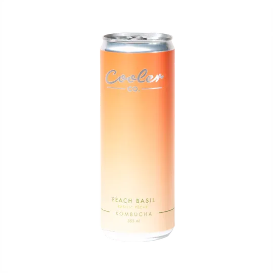 Cooler Kombucha Peach Basil