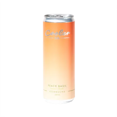 Cooler Kombucha Peach Basil