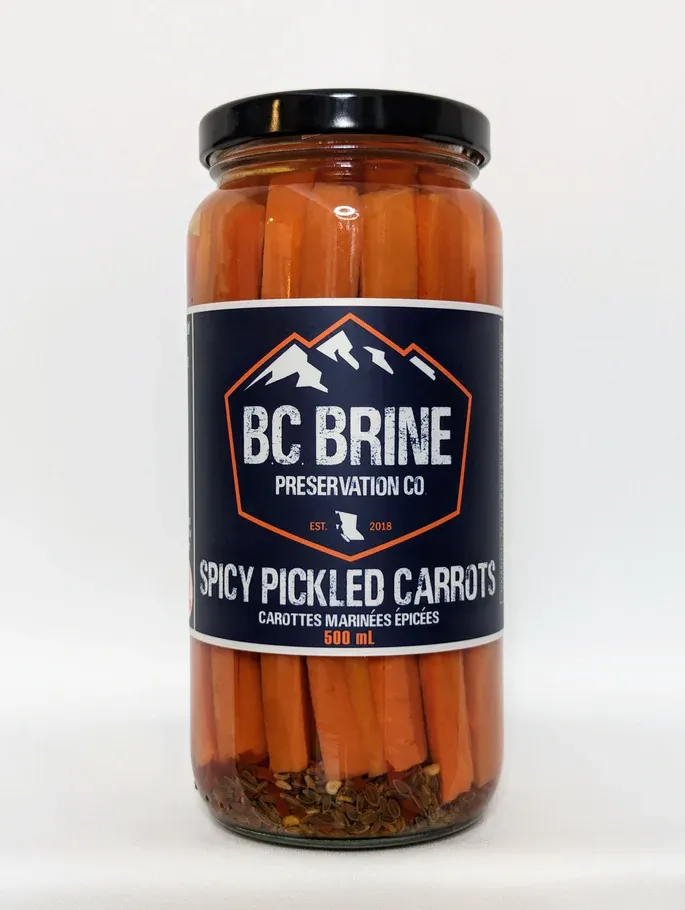 BC Brine Spicy Pickled Carrots