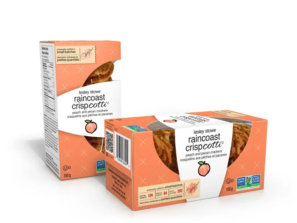 Raincoast Crisps Peach Pecan