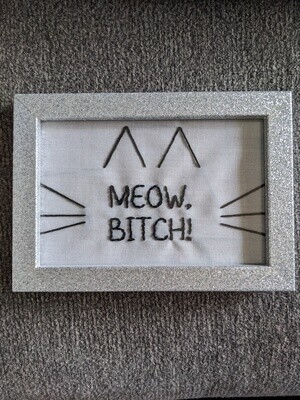 Meow Embroidery