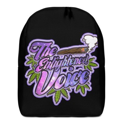 The Enlightened Voice Logo Backpack.