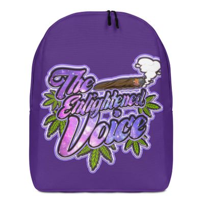 The Enlightened Voice Logo Backpack (Purple)