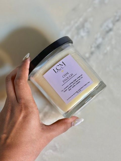 Chai Enough | 11oz  Premium Soy Wax Candle | Handcrafted in Trinidad &amp; Tobago | Candles | Luxury | LiveCheerMeditate