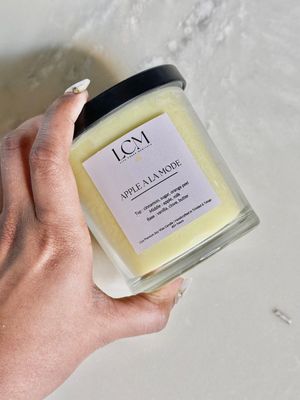 Apple A La Mode | 11oz Premium Soy Wax Candle | Handcrafted in Trinidad &amp; Tobago | Candles | Luxury | LiveCheerMeditate