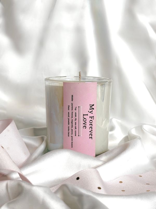8oz Iridescent Candle | My Forever Love | Gift Boxed | Limited Luxury | LiveCheerMeditate