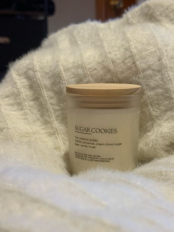 Sugar Cookies | 11oz Christmas Candle Collection | Candles | Limited Collection | Luxury | LiveCheerMeditate