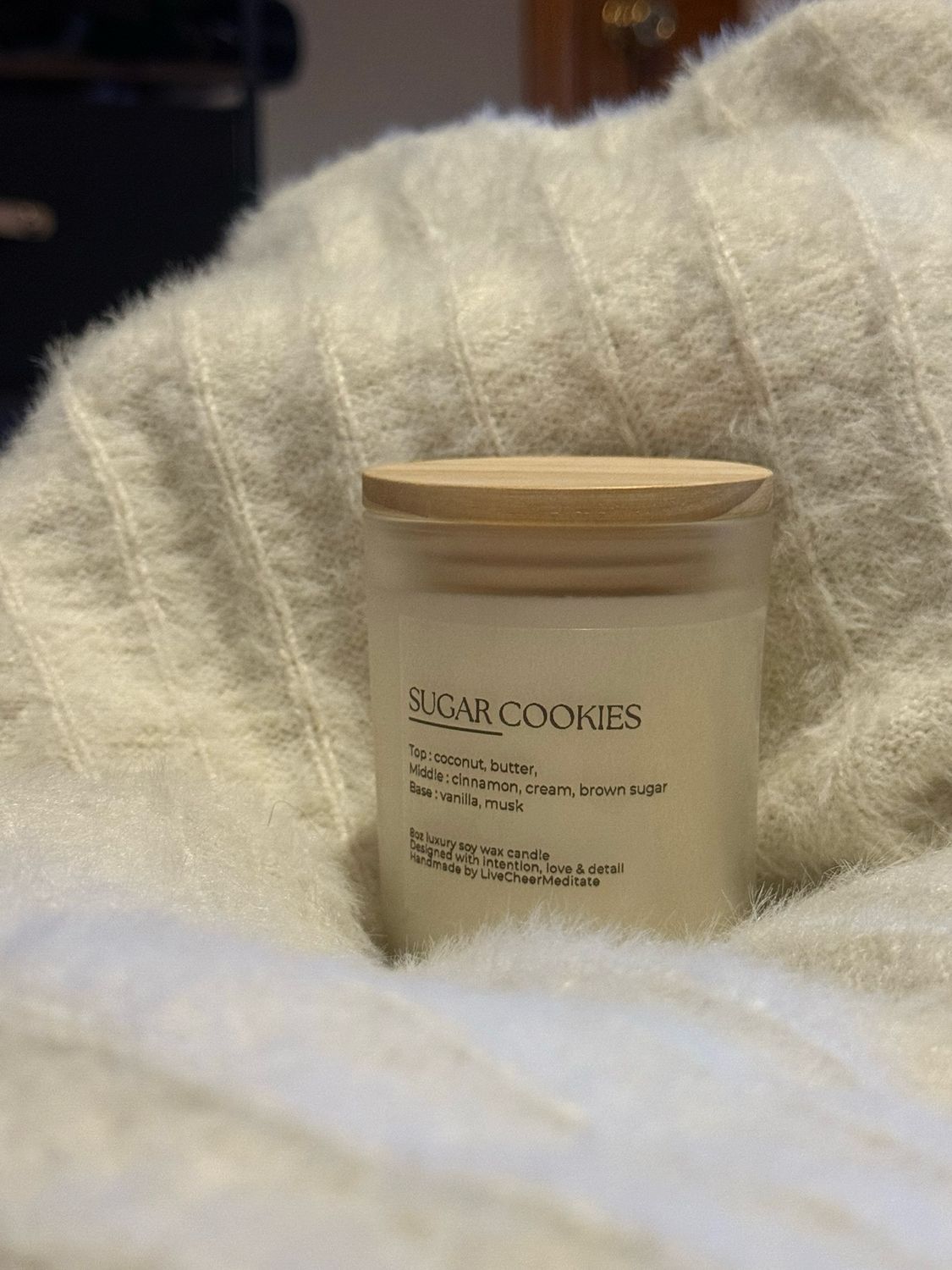 Sugar Cookies | 11oz Christmas Candle Collection | Candles | Limited Collection | Luxury | LiveCheerMeditate