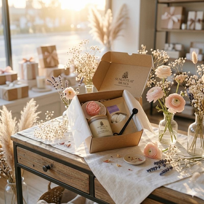 Cozy Blooms | Mother's Day Gift Box | Premium Soy Wax Candles | Handcrafted in Trinidad &amp; Tobago | LiveCheerMeditate