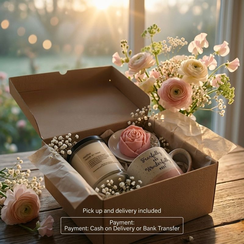 Me Time Gift Box  | Mother's Day Gift Box | Premium Soy Wax Candles | Handcrafted in Trinidad &amp; Tobago | LiveCheerMeditate