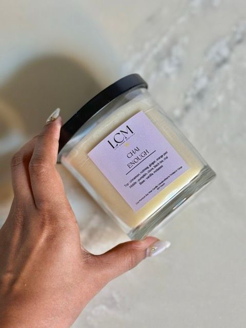 Chai Enough | 11oz  Premium Soy Wax Candle | Handcrafted in Trinidad &amp; Tobago | Candles | Luxury | LiveCheerMeditate