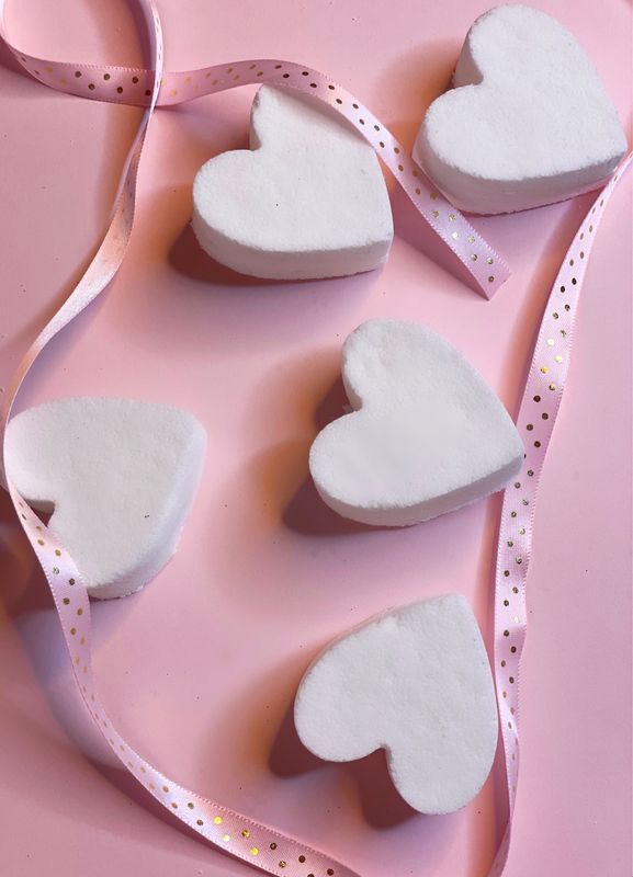 Valentine's Shower Steamers | Natural | Aromatherapy | Spa Gift | Handmade | Essential Oils | Pack of 1 | LiveCheerMeditate