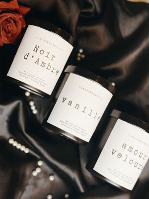 Noir Edition | Black &amp; White | Premium Scented Soy Wax Candles |  Gifts | Handcrafted in Trinidad &amp; Tobago