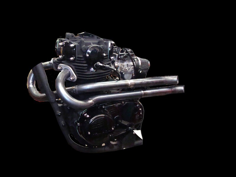 "The" Ya Mama XS650 Exhaust System
