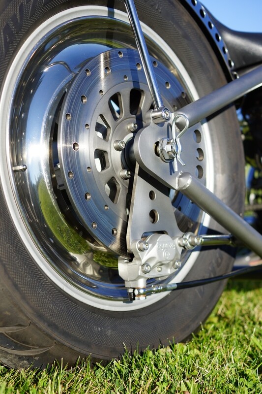 Front Rotor on Rear Wheel Hard Tail Application