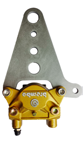 Stainless Rear Caliper Bracket XS650 (Front Rotor Use)