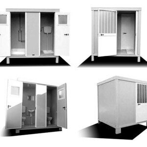Sanitaire de chantier raccordable