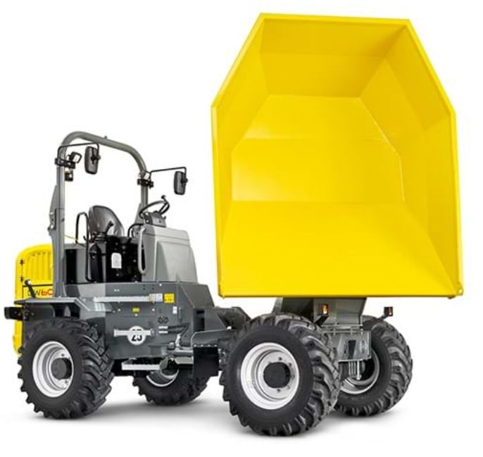 Dumper sur pneus - 6 TONNES Dumper sur pneus - 6 TONNES