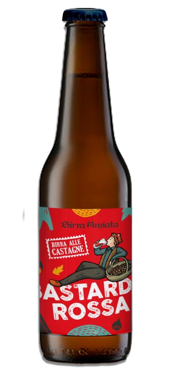 BOX DI BIRRA BASTARDA ROSSA (12 bottiglie da 0,33 L)
