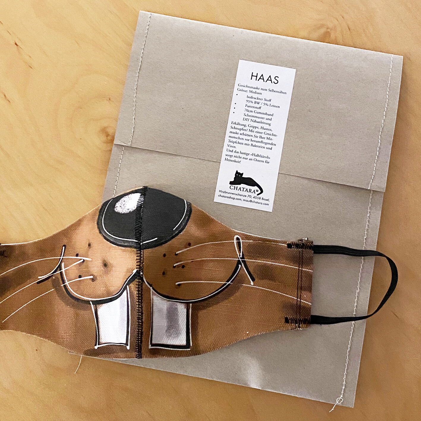 DIY-Kit: HAAS-Gesichtsmaske
zum Selbernähen