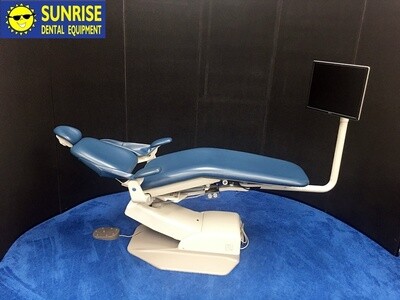 ADEC 1021 Decade Dental Patient Chair - In Seamless Factory Vinyl Upholstery Good Condition *Refurbished* Includes Patient Monitor ADEC 1021 Decade Dental Patient Chair - In Seamless Factory Vinyl Upholstery Good Condition *Refurbished* Includes Patient Monitor