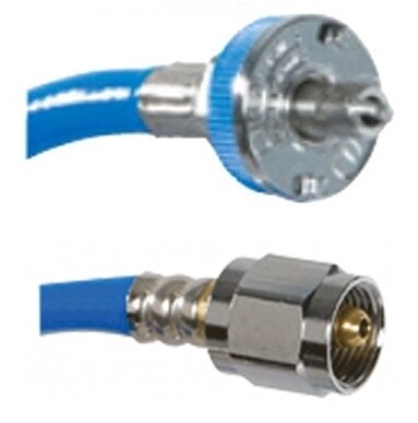 Belmed 8100-1203 - NITROUS OXIDE OHIO (Matrx) Style Male Quick Connect x DISS Nut Hose (3' or 5' Lengths) * New