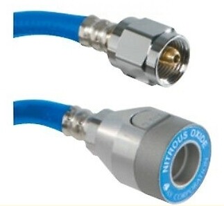 Belmed 8100-0103 - Nitrous Oxide Puritan Female Quick Connect x DISS (3') *New