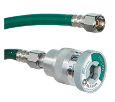 Belmed 8000-0403 - Oxygen Oxequip Female Quick Connect x DISS (3') *New Belmed 8000-0403 - Oxygen Oxequip Female Quick Connect x DISS (3') *New