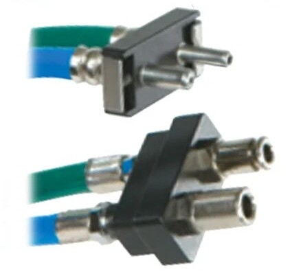 Belmed 8805-1503 - Oxygen & Nitrous Oxide Porter / Accutron Duplex Female Quick Connect x Male Quick Connect (3') *New